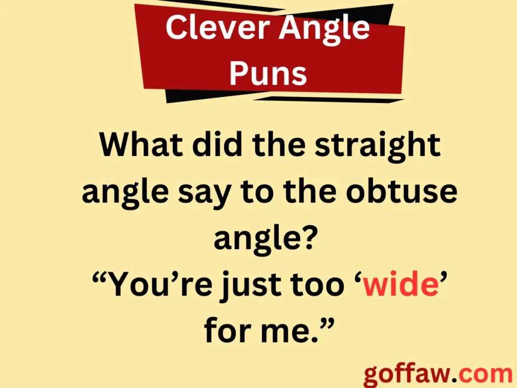 Clever Angle Puns