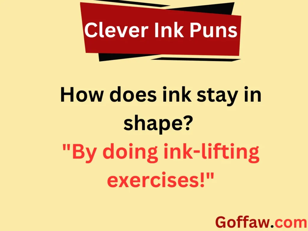 Clever Ink Puns