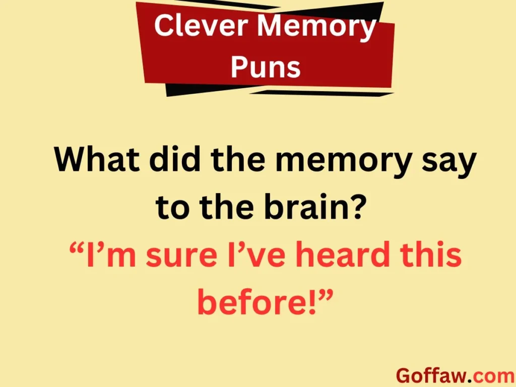 Clever Memory Puns