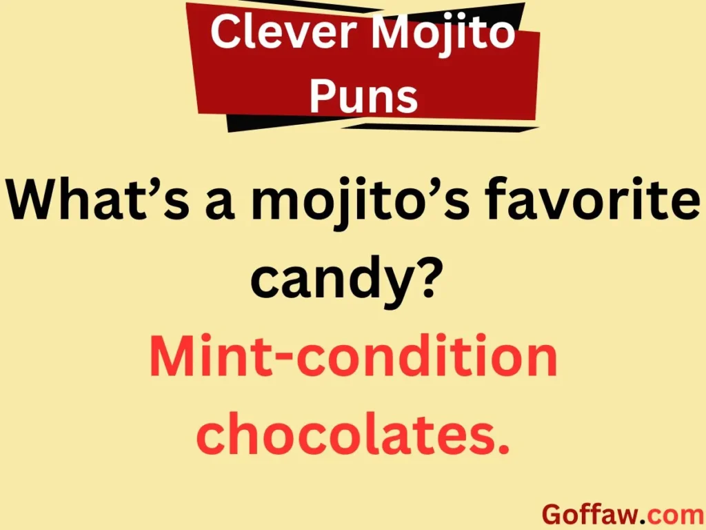 Clever Mojito Puns