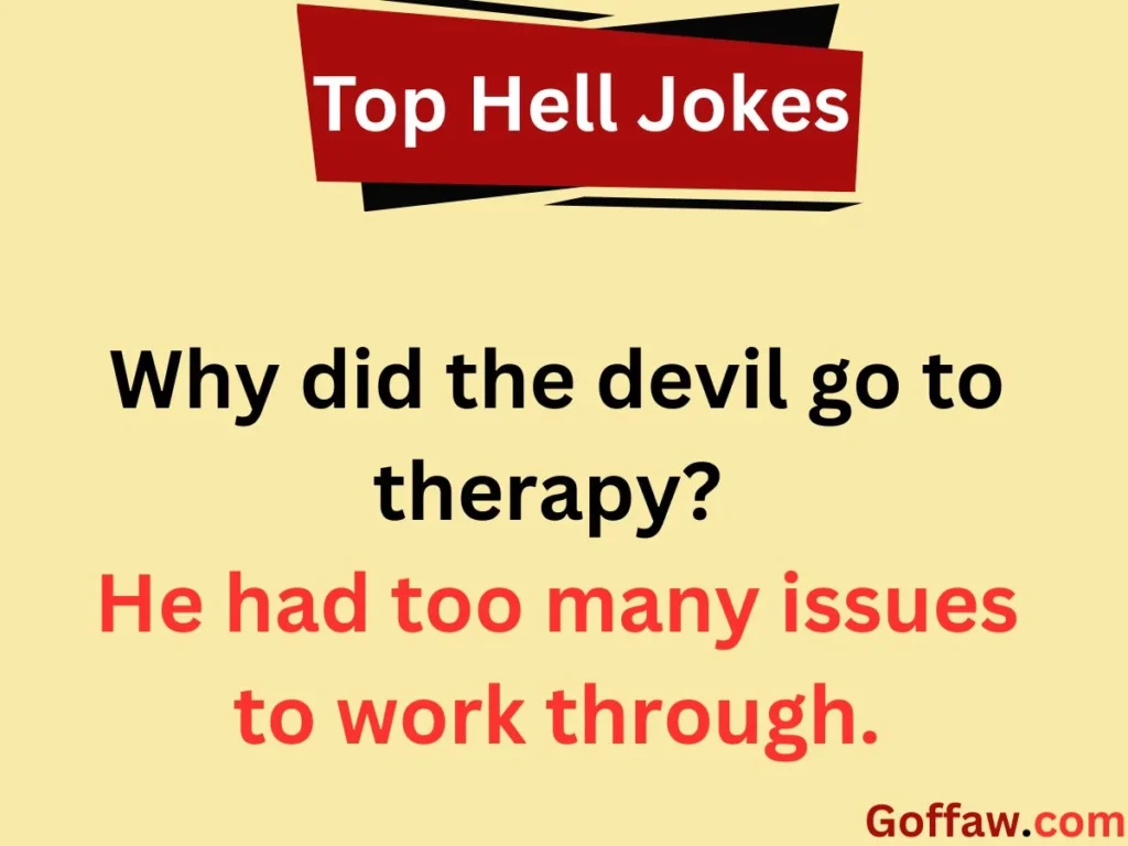 Top Hell Jokes