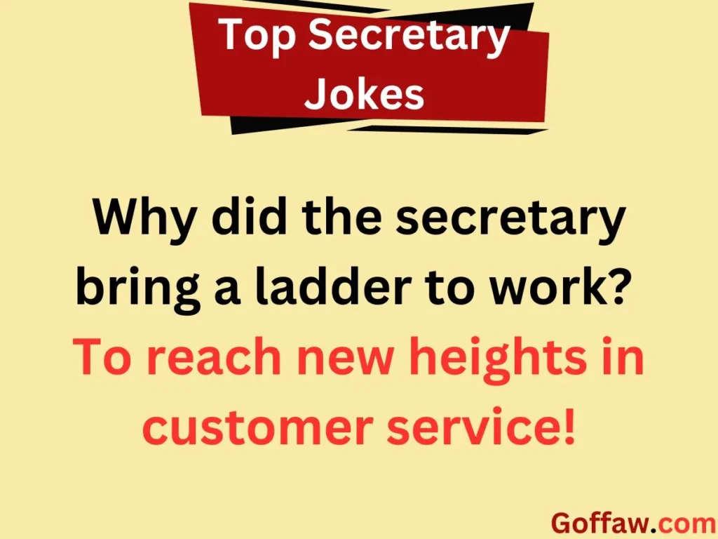 Top Secretary Jokes
