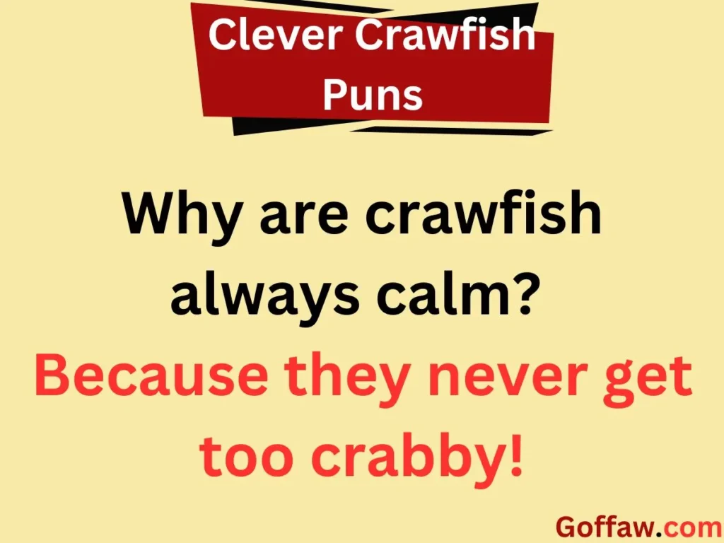 Clever Crawfish Puns