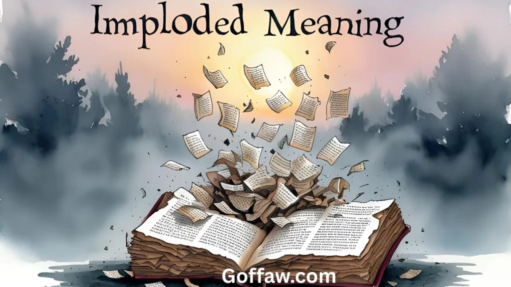 Imploded Meaning