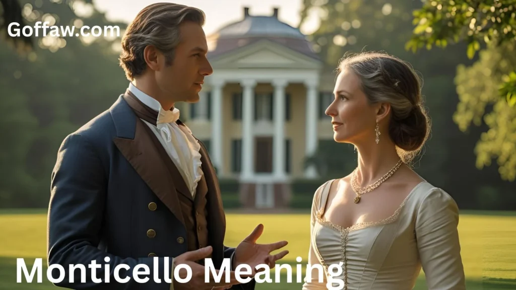 Monticello Meaning